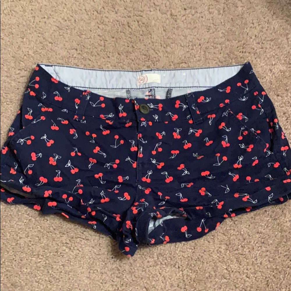 Cherry print shorts